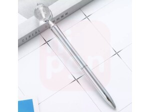 CANETA PLANETA GLOBO PRATA