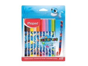 Canetinha Hidrográfica Color Peps Ocean 12 Cores - Maped