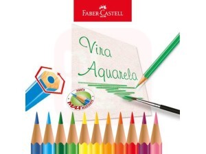 Lápis De Cor Aquarelável 24 Cores - Faber-Castell