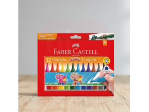 Canetinha 12 Cores Jumbo – Faber-Castell